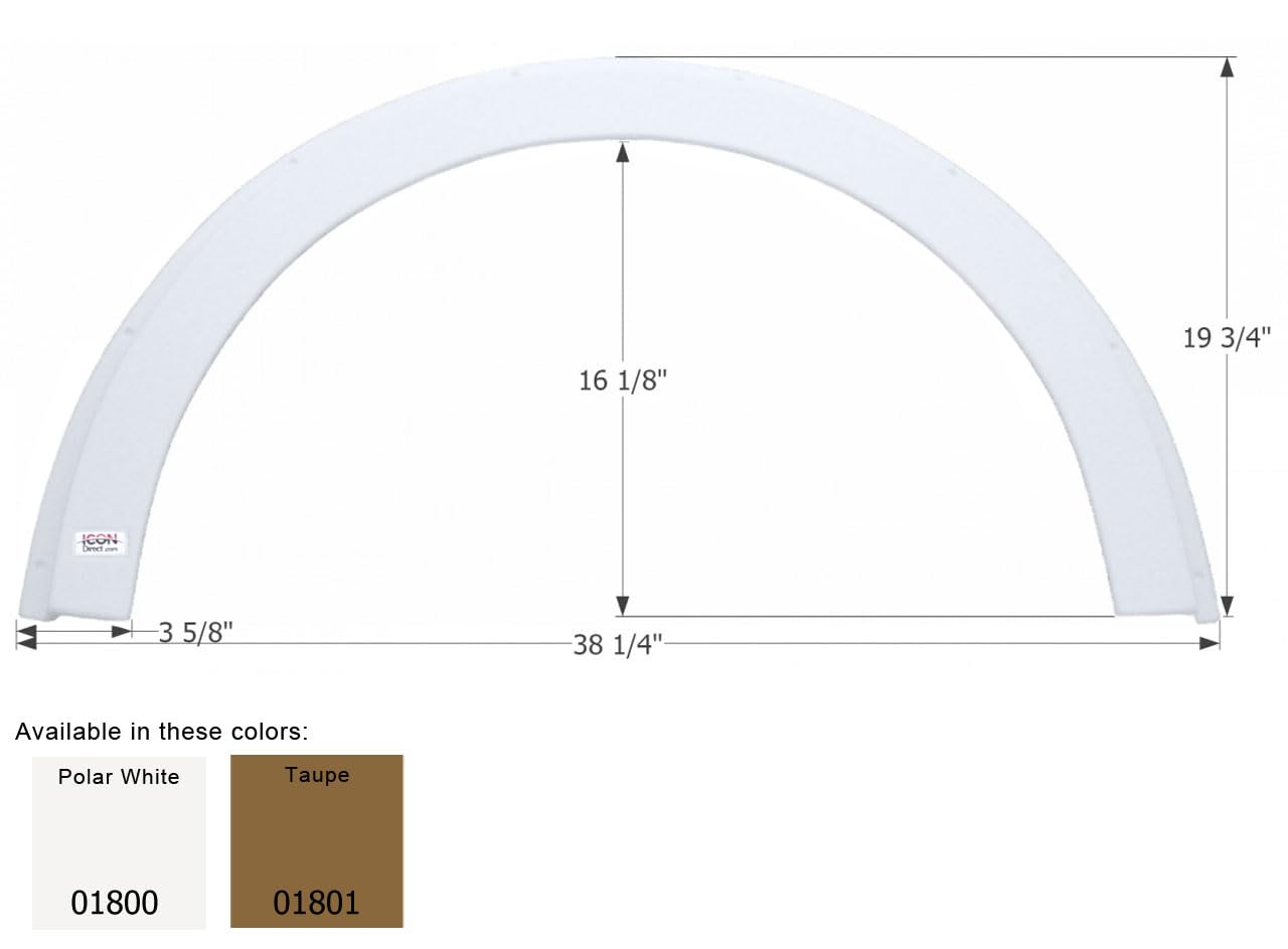Fender Skirt ICON, Single, R-Vision, FS1800, Polar White