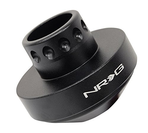 NRG Innovations Steering Wheel Quick Release NGR-SRK-RLMX3H Short Hub Spline Adapter, 6x70mm Bolt Pattern, Compatible With Can Am Maverick x3, Black Body