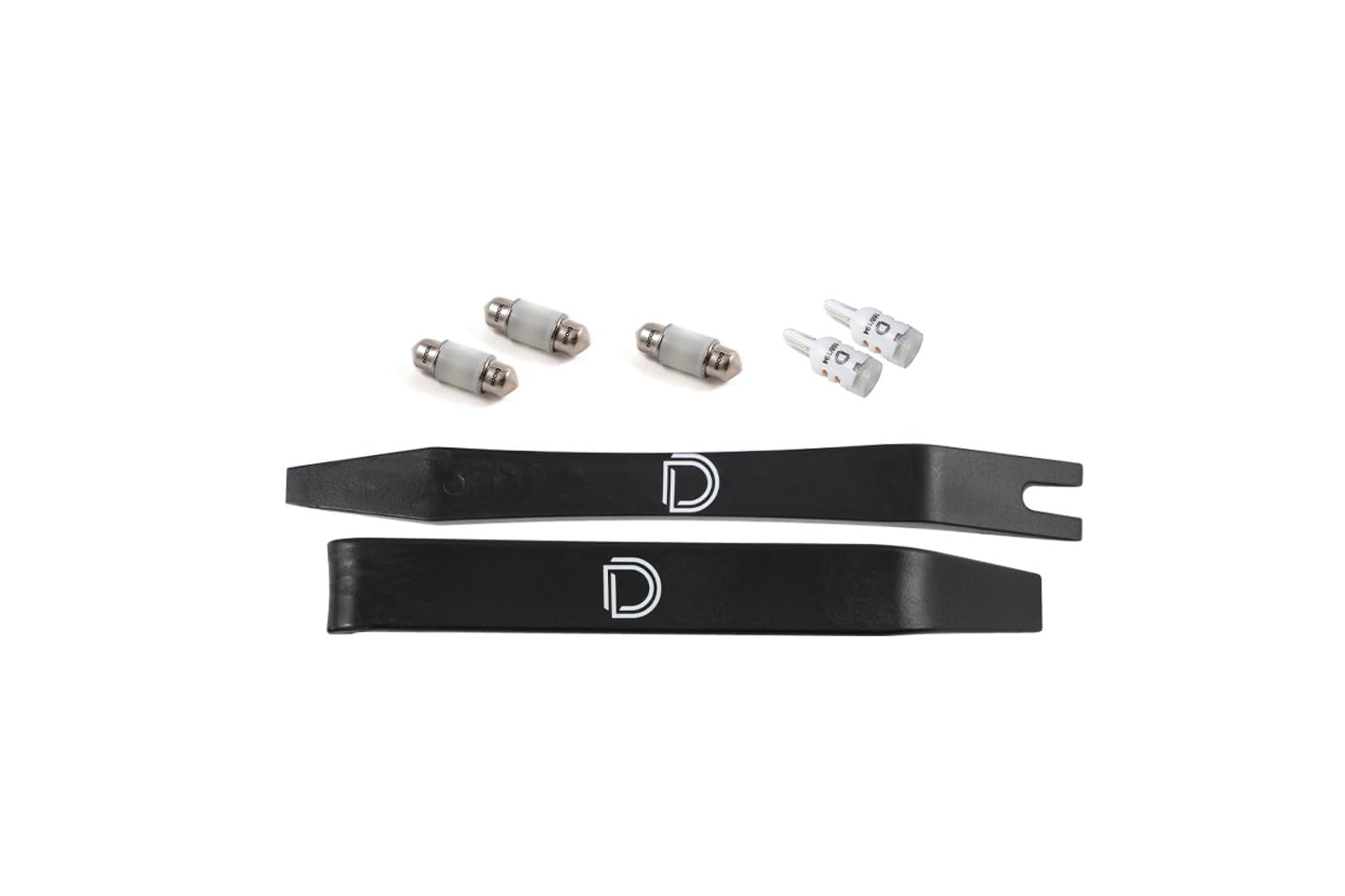 Diode Dynamics interior bulb pack LED compatible with Nissan Frontier 2005-2021, Stage 2