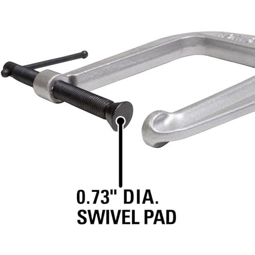 Wilton C-Clamp Deep-Reach, 3" Opening, 4-1/2" Throat, 700 Lbs. Clamping Force (Model 253)