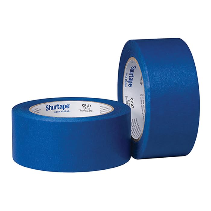 Shurtape 202872 36-Rolls of .94” x 60 yds ShurRELEASE Clean Removal Painter’s Masking Tape