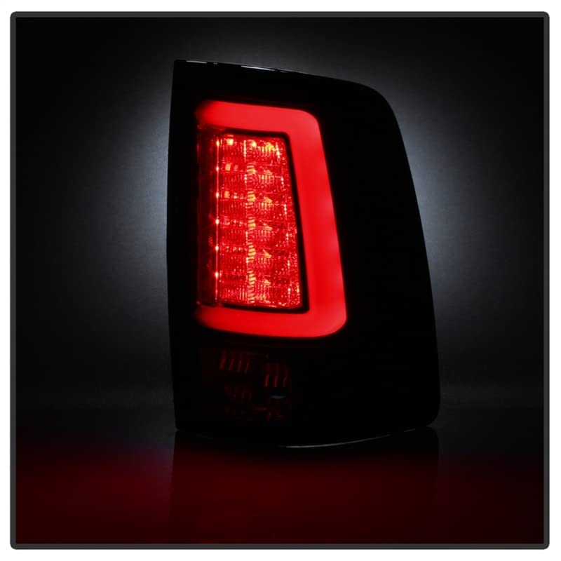 Dodge Ram 1500 09-18/Ram 2500/3500 10-18 Spyder Auto 5084033 Light Bar LED Tail Lights - Incandescent Model only (Not Compatible With LED Model) - Black Smoke
