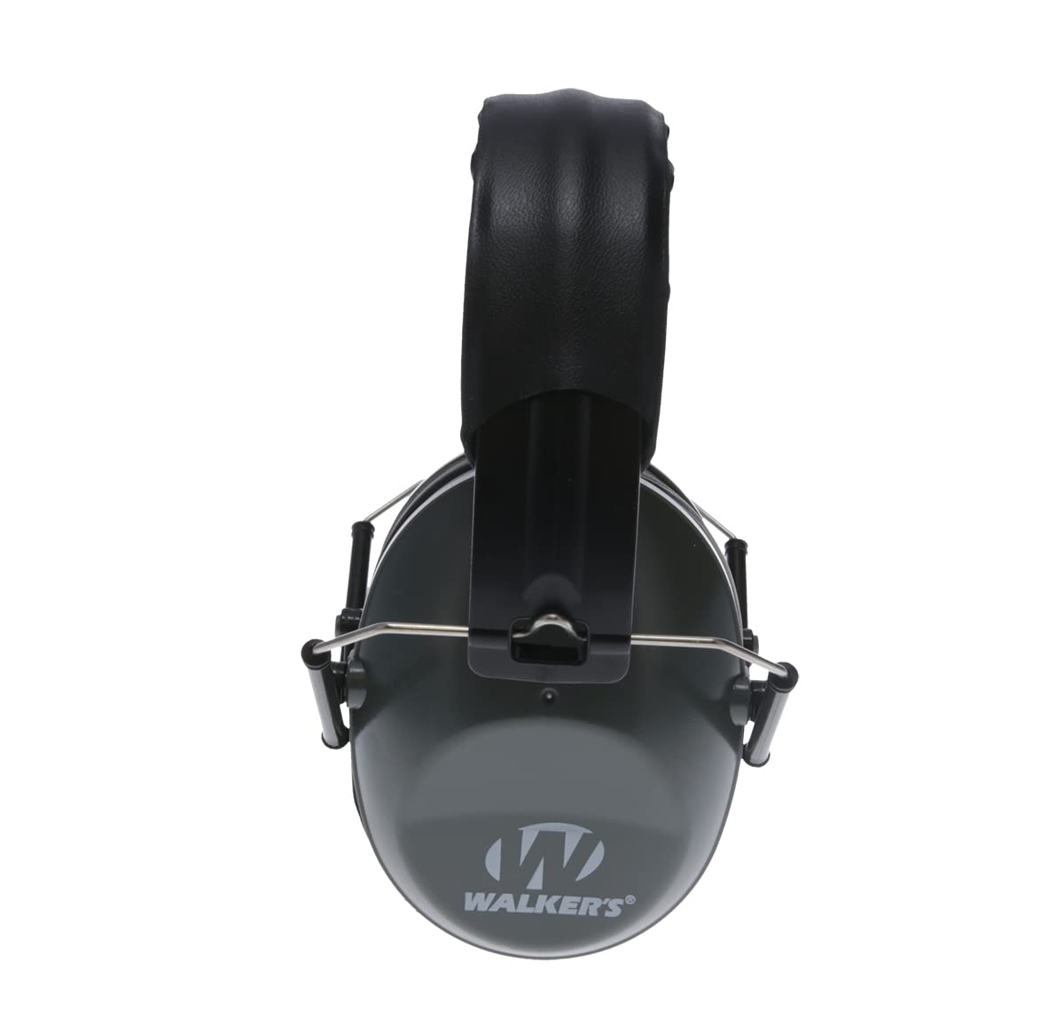 Walker's Lightweight Unisex Adult's Foldable Hearing Protection 22 dB Noise Reduction Pro Low-Profile Folding Passive Earmuffs, Grey