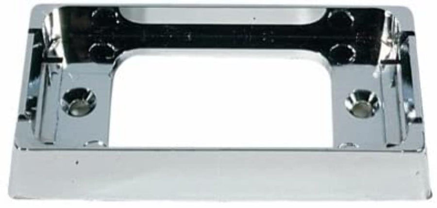 Bracket, Peterson B150-12, Surface-Mount, Chrome, W/Gasket, 2.88"X1.5"