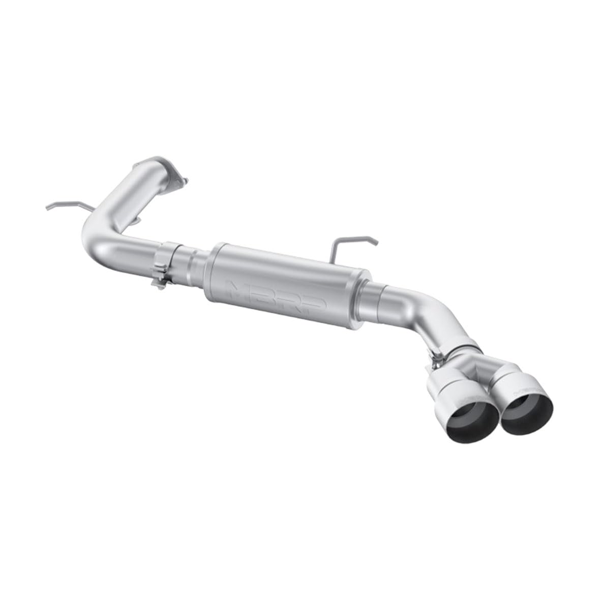 Single Dual Rear Exit Axle-Back Exhaust, S4712AL by MBRP 2021-2025 Elantra N-Line