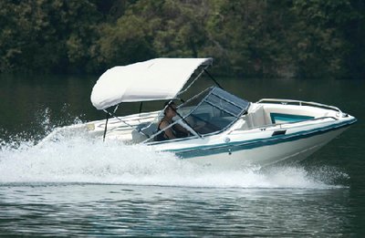 Carver Covers 3 Bow A3687TB10 Bimini Top Ta36In 85-90 Cad Gray Tp Made by Covers