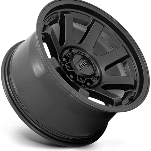 KMC Wheels KM723 Satin Black Trail Wheel with Aluminum (17 x 8.5 inches /6 x 139 mm, 0 mm Offset)