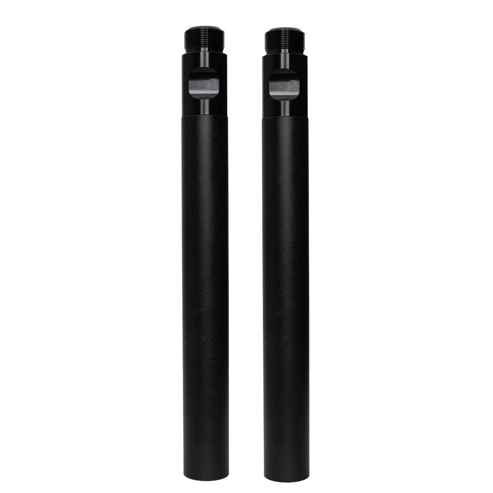 SEASUCKER Roof Rack, 12 in Extension Bars, Monkey Bars, Aluminum, Black Anodized, Sea Sucker Roof Rack Kits, Kit