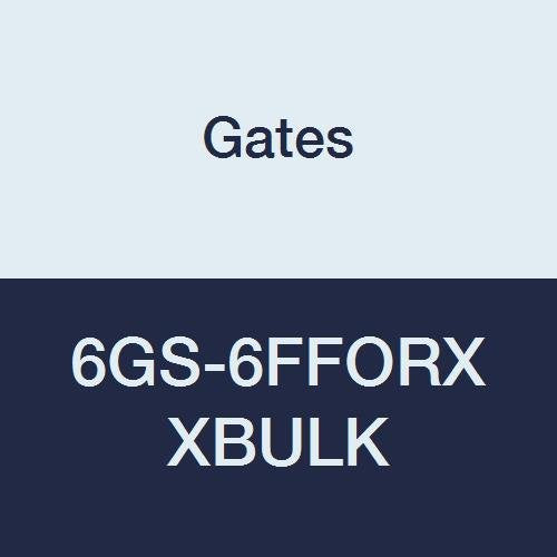GlobalSpiral Couplings Gates 6GS-6FFORX XBULK, Female Flat-Face O-Ring Swivel, Zinc Plated Carbon Steel, 2.72", 3/8" ID (Pack of 250)