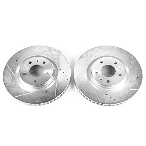 Power Stop Front AR8217XPR Drilled & Slotted Evolution Rotor Pair