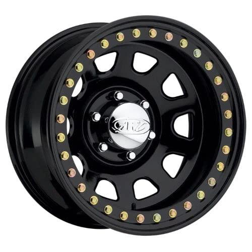 Raceline RT51 Daytona Beadlock Black Wheel with Titanium (15 x 8. inches /1 x 1 mm, 19 mm Offset)