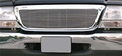 Billet Grille Compatible with Ford Ranger (1998-2000), Polished, 1 Pc, Insert - PN #20676