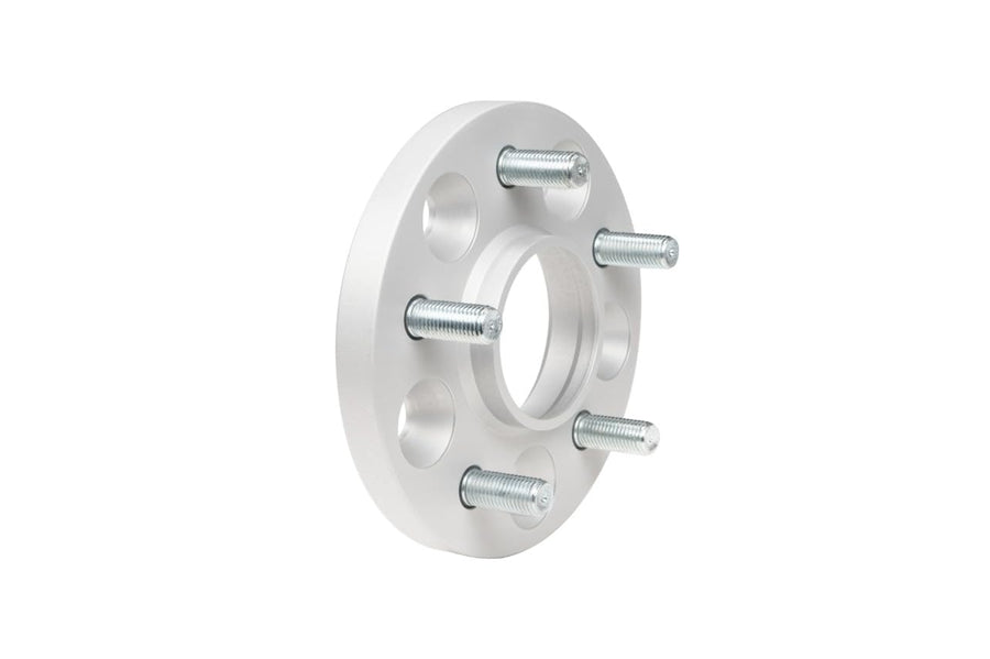 Eibach 5 x 114.3 mm Wheel Spacer, 20 mm Thick, Lug Nuts Included, Aluminum, Clear Anodized, Compatible with Tesla Model 3 2017-23 / Tesla Model Y 2020-25, Pair