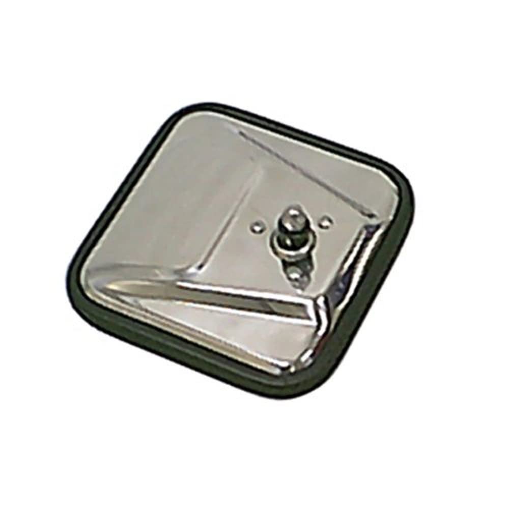 Rugged Ridge | Right Door Mirror Head, CJ-Style, Stainless Steel | 11006.02 | Fits 1955-1986 Jeep CJ