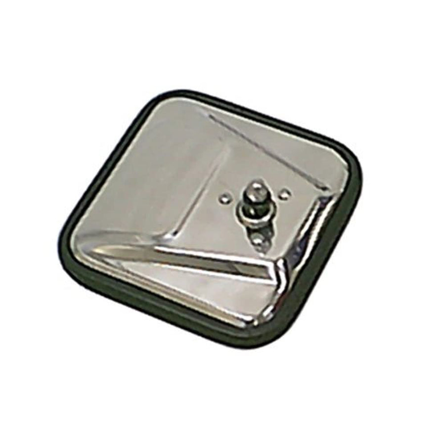Rugged Ridge | Right Door Mirror Head, CJ-Style, Stainless Steel | 11006.02 | Fits 1955-1986 Jeep CJ