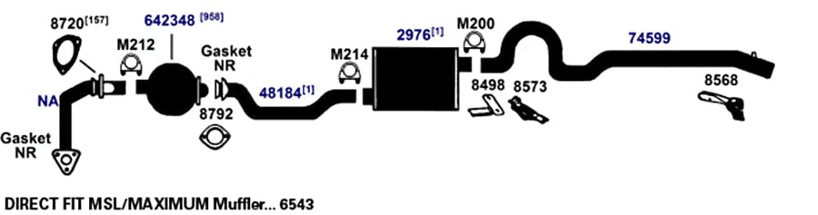 Exhaust Gasket AP Exhaust Products 8720