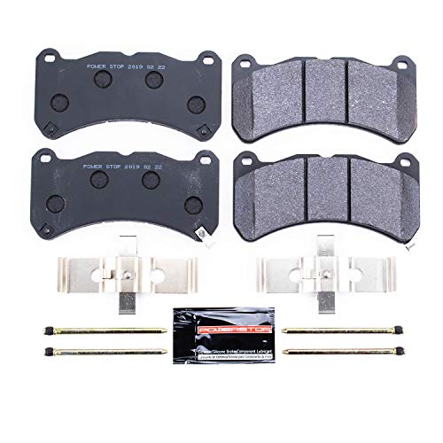Power Stop Track Day PST-1365 Front Ceramic Brake Pads For Ford Mustang 2013-2014, Lexus IS F 2008-2014, Subaru WRX STI 2018-2020 [Model Specific]