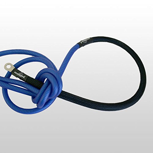 AK0 Massive Audio 0 | AWG Amplifier Installation Wiring Kit - Premium 0 Gauge Power & Ground Cables with Fuse Holder for Car Audio Systems