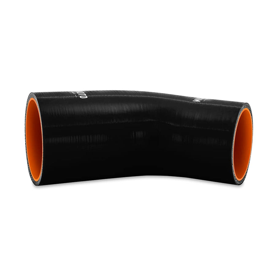 Mishimoto 45-Degree MMCP-R45-25275BK Silicone Transition Coupler, 2.50" to 2.75", Black