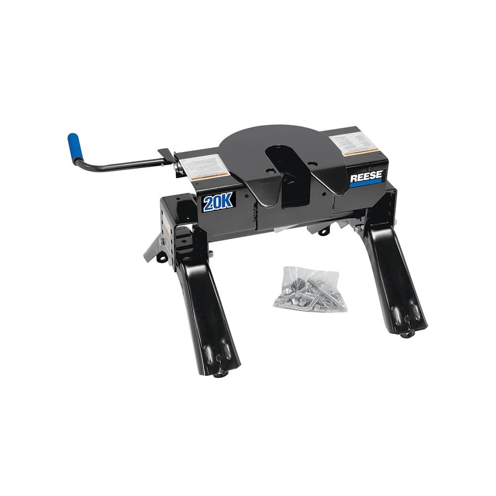 Reese 30119 Fifth Wheel Hitch Capacity 20,000 lbs., Dual Jaw, Complete System, Industry Standard Mount, Rated up to 20,000 lbs. towing capacity and up to 5,000 lbs
