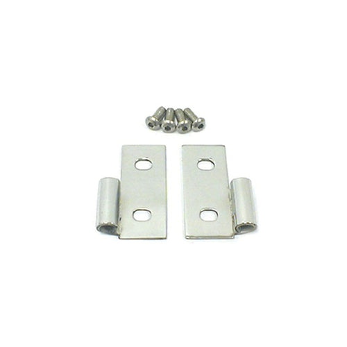 Lower Rugged Ridge Door Hinge Brackets for Jeep Wrangler & CJ (1976-2006)