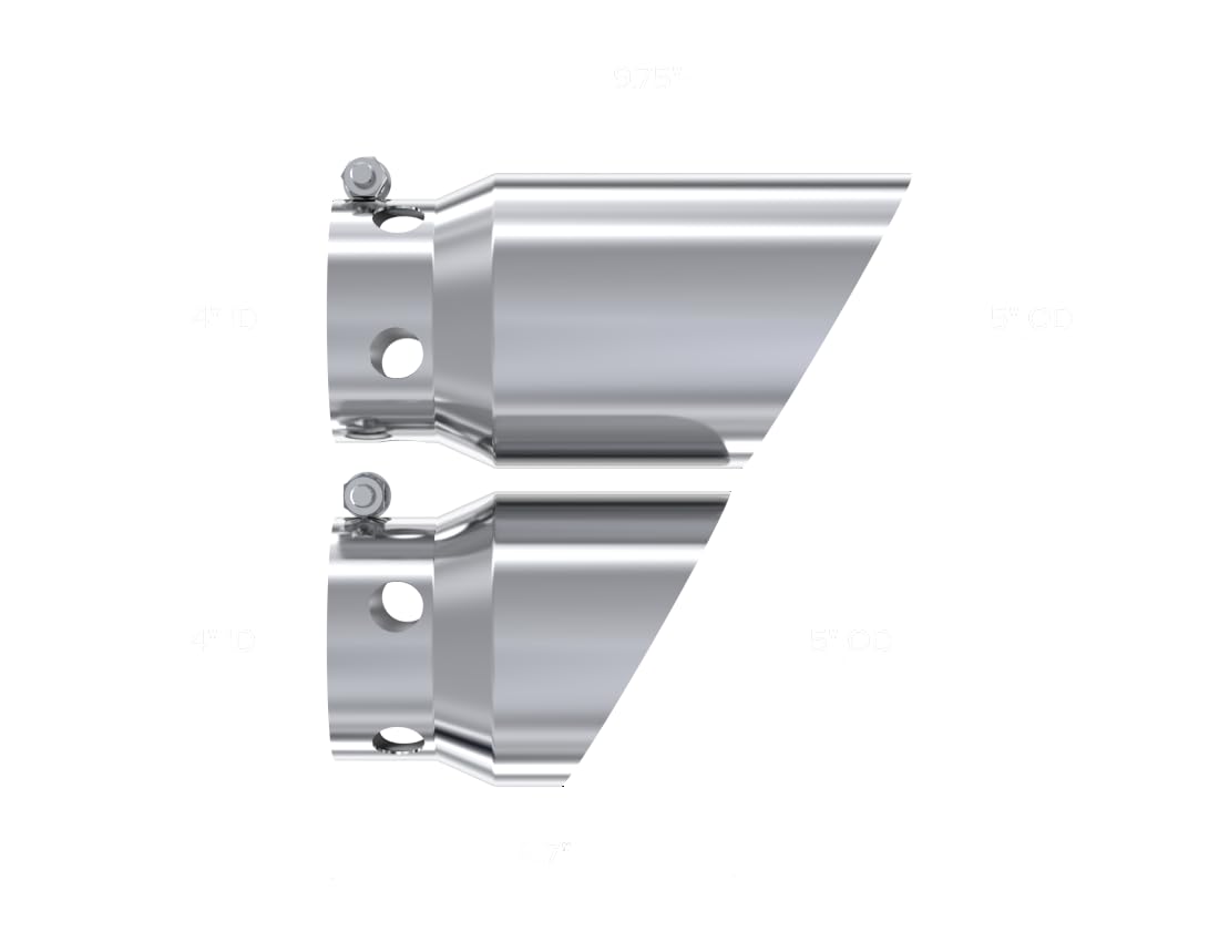 MBRP 2008 Ford F250/350/450 6.4 L 5 Tip Cover Set - 4 inlet and 9 in length
