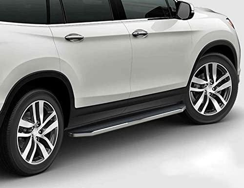 Premium Black Horse Running Boards Black Compatible with 2018-2023 Volkswagen Atlas-PR-W2076