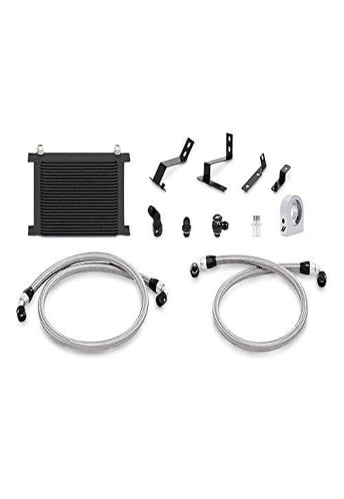 Mishimoto Oil Cooler Kit MMOC-CAM8-16BK Non-Low Temp Thermostatic Fits Chevrolet Camaro SS 2016+ Black