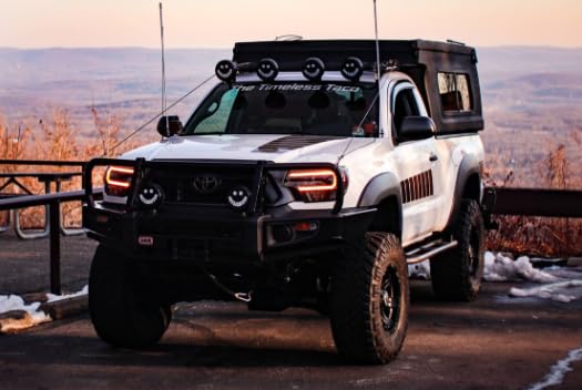 Toyota Tacoma Morimoto XB LED Headlights 12-15, Plug and Play Amber DRL Headlight Assemblies (LF529-A)