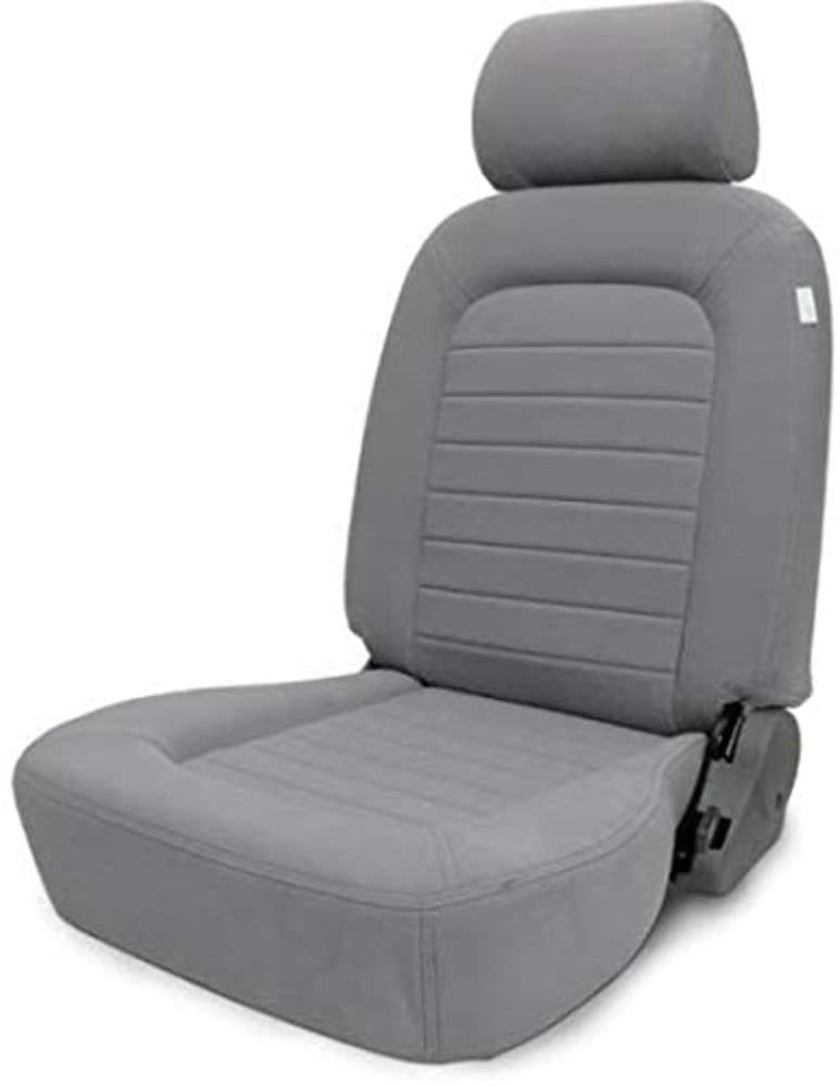 Gray Velour ProCar by Scat 80-1500-62L Racing Classic Recliner Left Seat