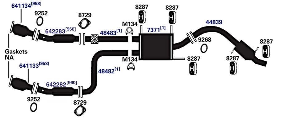 48482 AP Exhaust Products Exhaust Pipe