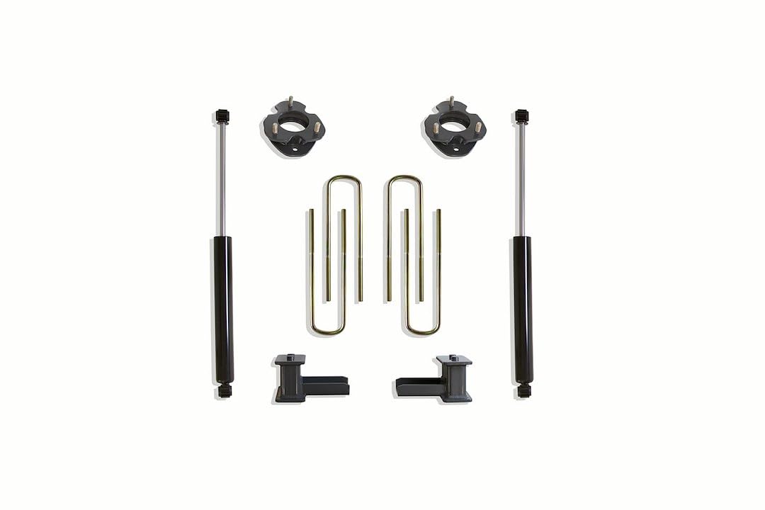 Part# 904140 MaxTrac SUSPENSION'S is A 5" Rear Box KIT Including 2.5" Lift STRUT SPACERS, 4" Lift Blocks, U-Bolts & A Pair of MAX TRAC Rear Shocks