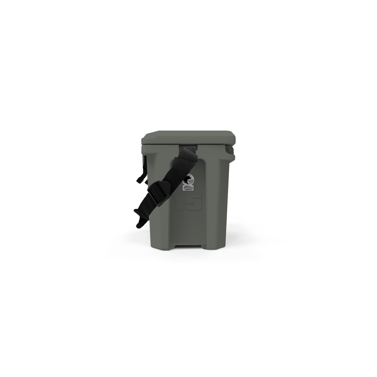 15 Cooler Grizzly | 15 qt Ice Chest Durable Rotomolded Insulated | Made in USA | Warranty for Life | for Beach Boat Camping Fishing Hunting | G15 | Lunar Green