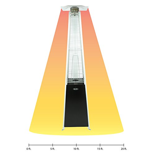 Pyramid Flame Dyna-Glo DGPH301BL 42000 BTU Black Patio Heater