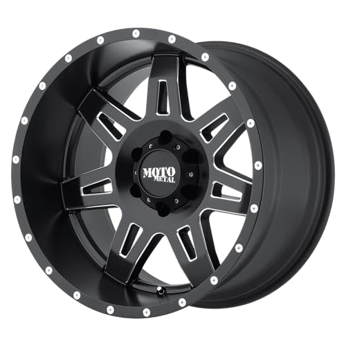 MO975 Moto Metal 20X10 5X5.0 S-BLK MILL -24MM - MO97521050924N