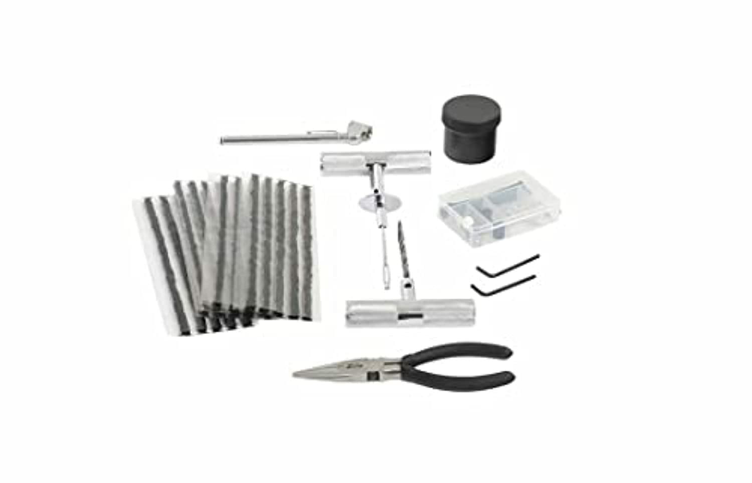 Tire Repair Kit Overland Vehicle Systems OVS 12030001 - 53 Piece Kit with Black Storage Box
