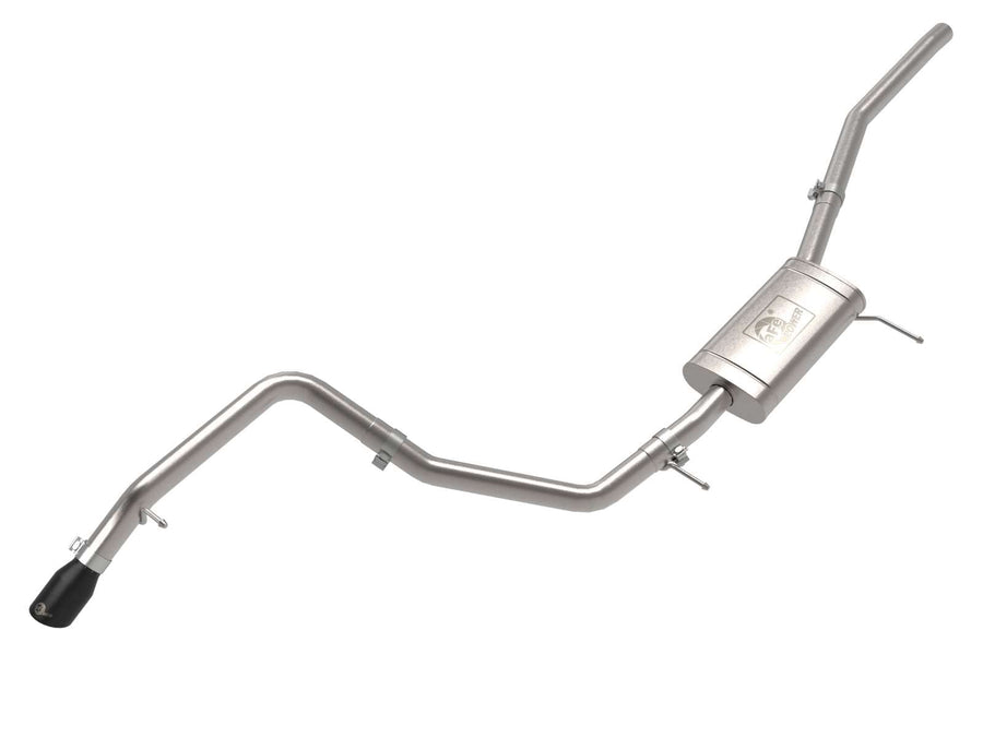 aFe Power 2-1/2 IN Vulcan Series 304 Stainless Steel Cat-Back Exhaust System w/Black Tip Fit Ford Maverick 22-23 L4-2.0L (t) 49-33145-B