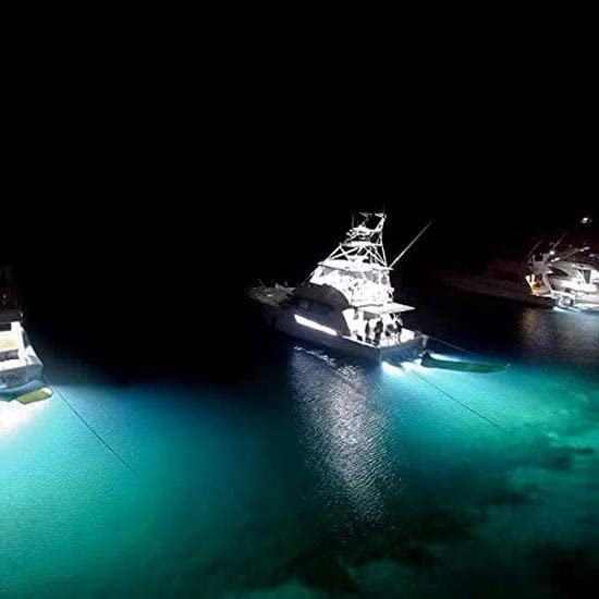 Lumitec Underwater SeaBlazeX2 LED Light - 6000 Lumens, Dual Color White/Blue & RGBW Spectrum - Solid Bronze - PLI Enabled, Easy Surface Mount Design - 3-Year Warranty - Boat Lighting, White/Blue