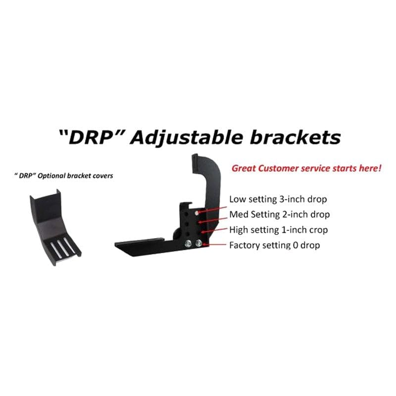 51758419-5.5" Romik REC Series Black Running Boards With Black Trim
