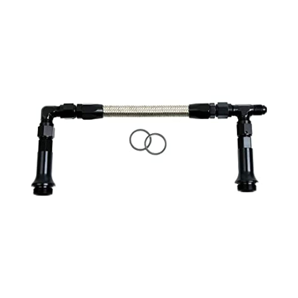 Blk -8an Dual Inlet Holley 4500