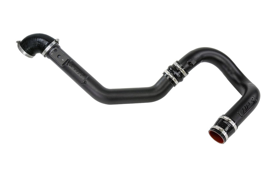 HPS Intercooler Charge Pipe Black Cold Side Complete Kit (Upper + Extension) Compatible for 2018-2022 Honda Accord 2.0L Turbo, 17-142WB