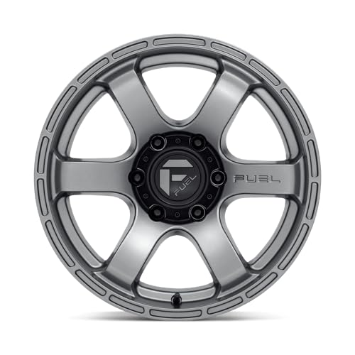 D767 RUSH FUEL OFF-ROAD 18X9, 6X5.5, 5.04, 1mm MATTE GUN METAL - D76718908450