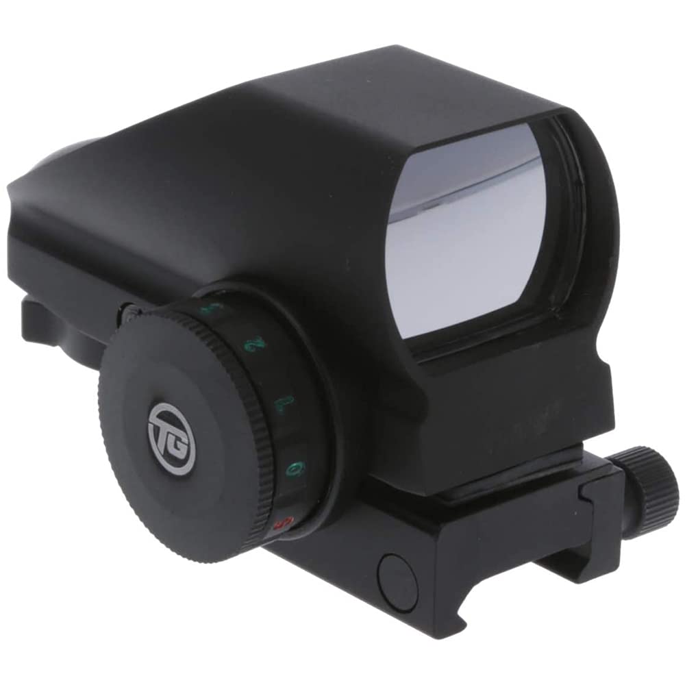 TRUGLO Dual-Color Tru-Brite Red Dot Multi Reticle Black , 1x34mm