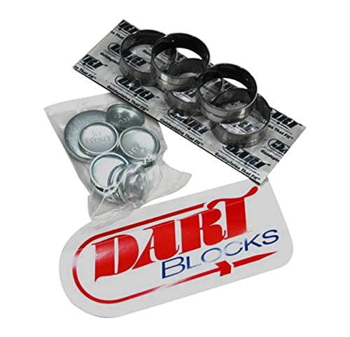 DART 32000022 Big M Engine Block Hardware - Coated Camshaft Bearings - Dowel Pin - Freeze Plugs - Big Block Chevy - Kit