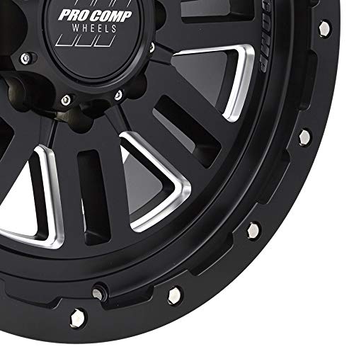 Pro Comp Wheels PRO COMP Series 61 Cognos Satin Milled (20x9/6 mm/8x170), Black Pro Comp Alloys