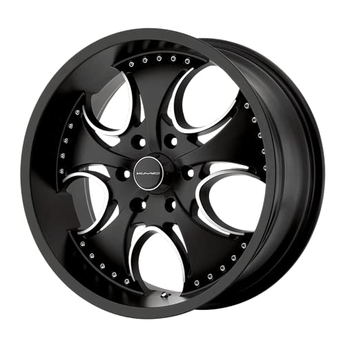 Venom KMX Wheels KM7557 Matte Black Machined Wheel (24x9.5"/5x120.7mm)