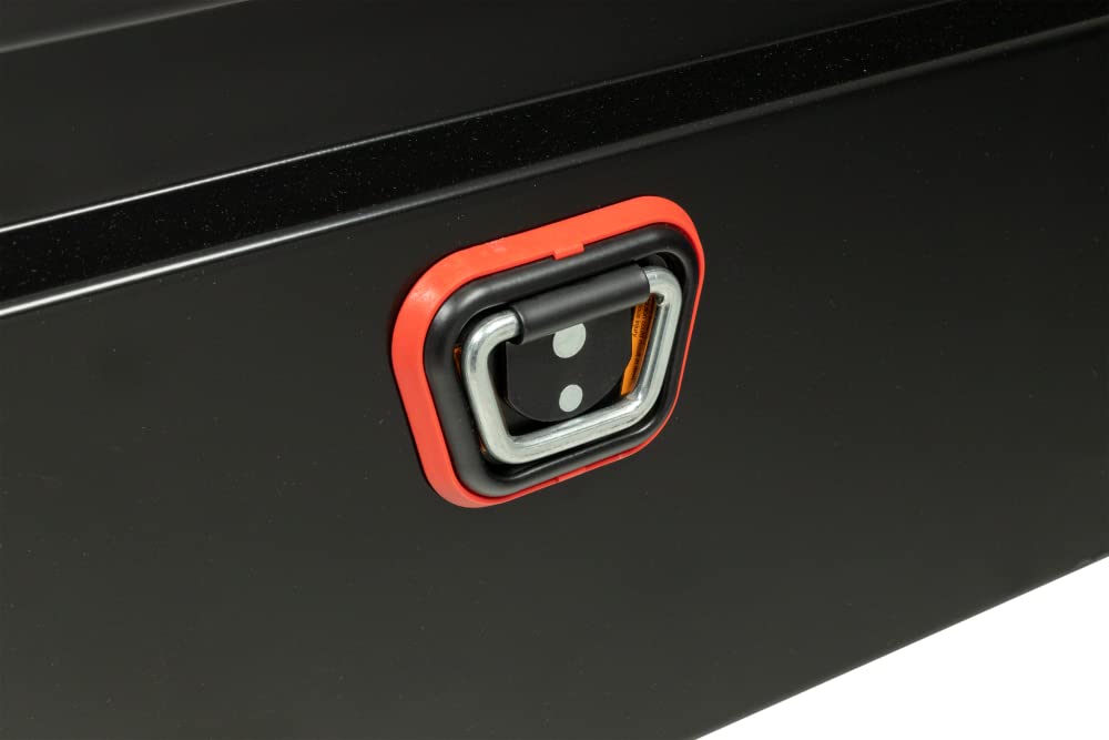 Saddle Weather Guard Truck Tool Box Steel Standard Gloss Black
