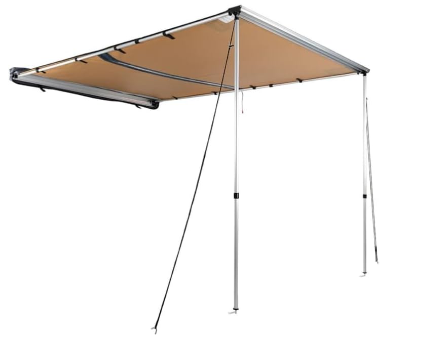 814409 ARB 4x4 Accessories Retractable Awning with Led Light Strip Included (814404) 2000x2500mm 6.5x8.2 Feet, Ideal for Camping , Roadtrips, Outdoor Trips, Travel, Expedition, RV, Camper, 4x4 and SUV
