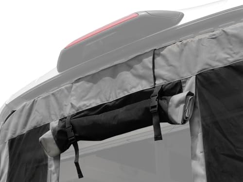 Ford Transit Van Side Door and Rear Door Screens - Overland Vehicle Systems, Mid Height