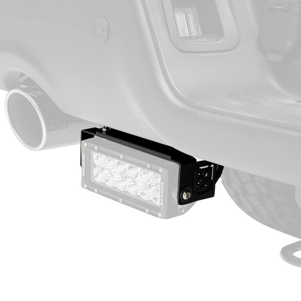 Under Rear Bumper ZROADZ LED Mounting Bracket & Kit - Compatible w/ 2015-2018 Ram Rebel - with (2) 6 Inch ZROADZ LED Lights (Included) with Wiring Harness - PN Z384551-KIT